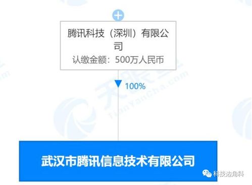 騰訊在武漢成立全資子公司，注冊資本500萬專注于軟件開發